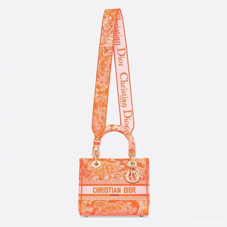 Cheap de Bag Motif Canvas Jouy Medium D-lite Toile Lady Orange 0414 Luxury